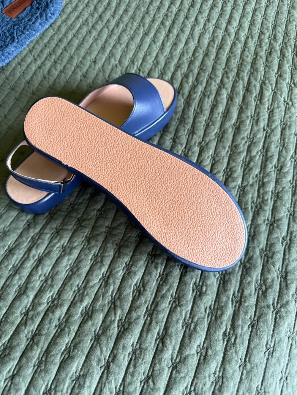 Women’s Clara & Monroe Slingback Sandals in Navy and/or Orange -Size EU41/US10